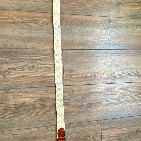 Tan Woven Belt with Brown Accents - Picture 3 of 7